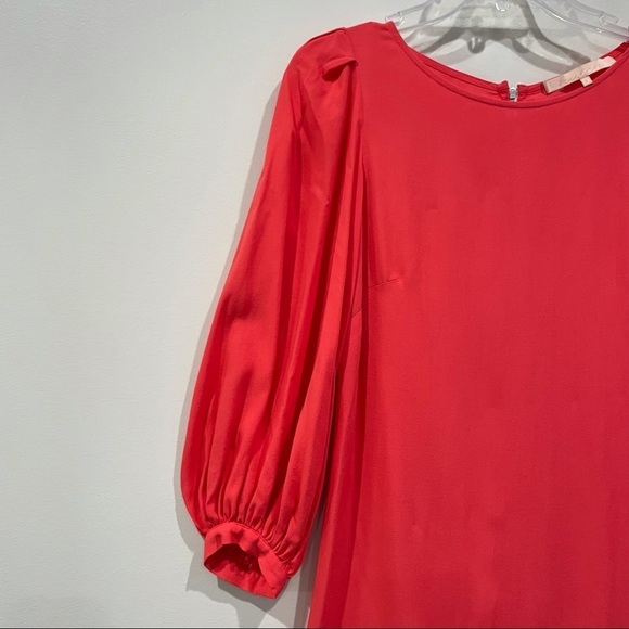 Hutch Orange Balloon Sleeve Dress Exposed‎ Zipper Size 2 - Picture 4 of 7